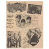 Image 1 : Peter and Gordon and Dino, Desi & Billy Signed Program Page