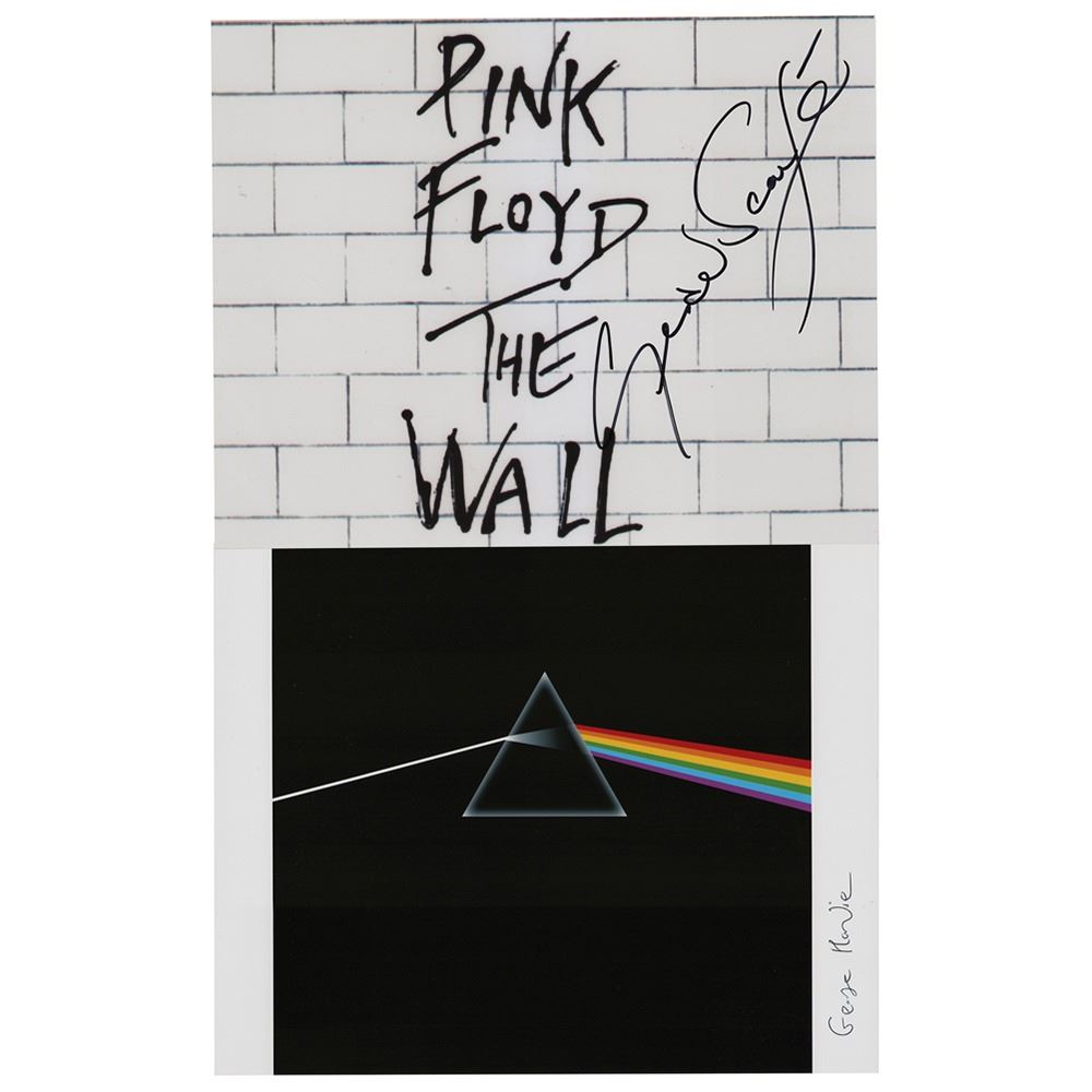 Pink Floyd: Gerald Scarfe and George Hardie Signed Photographs