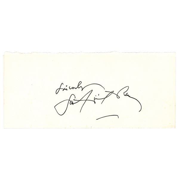 Satyajit Ray Signature