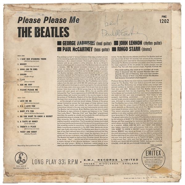 Beatles: Paul McCartney Signed Album