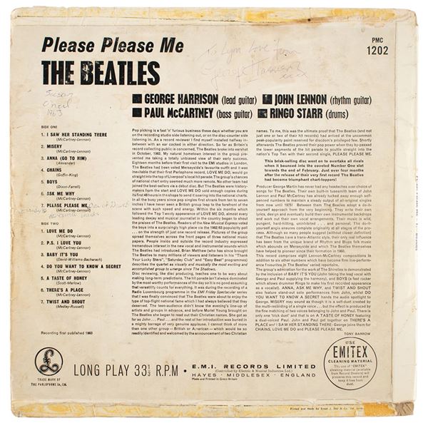 Beatles: George Harrison Signed Album