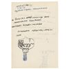 Image 2 : Beatles: Stuart Sutcliffe Handwritten Notes and Sketches