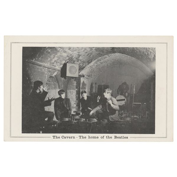 Beatles 1963 Cavern Club Promo Card