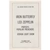Image 2 : Led Zeppelin 1969 New York City Debut Fillmore East Program