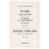 Image 2 : The Band 1969 Fillmore East Program