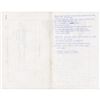 Image 1 : CJ Ramone's Handwritten Song Lyrics