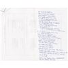 Image 2 : CJ Ramone's Handwritten Song Lyrics