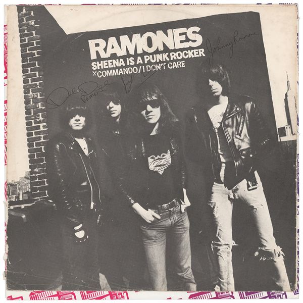 Ramones Signed Album
