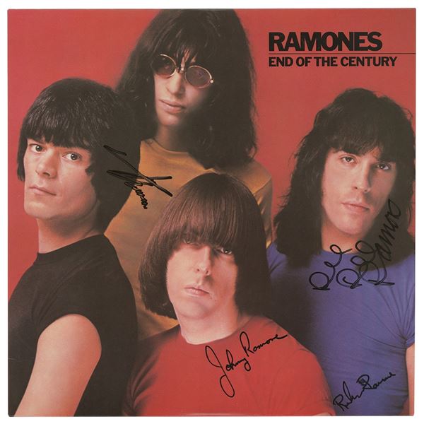 Ramones Signed Album