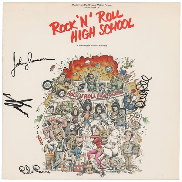 Ramones Signed Album