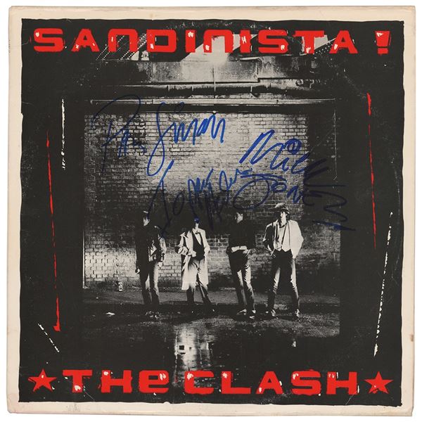 The Clash Signed Album