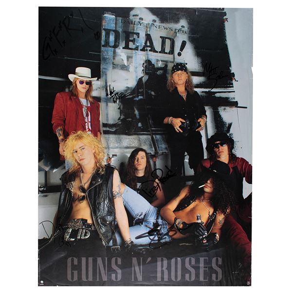 Guns N' Roses Signed Poster