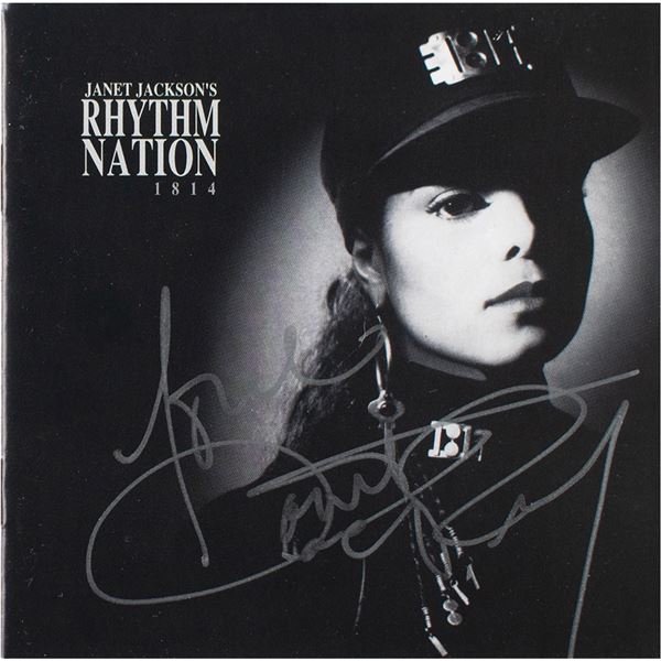 Janet Jackson Signed CD