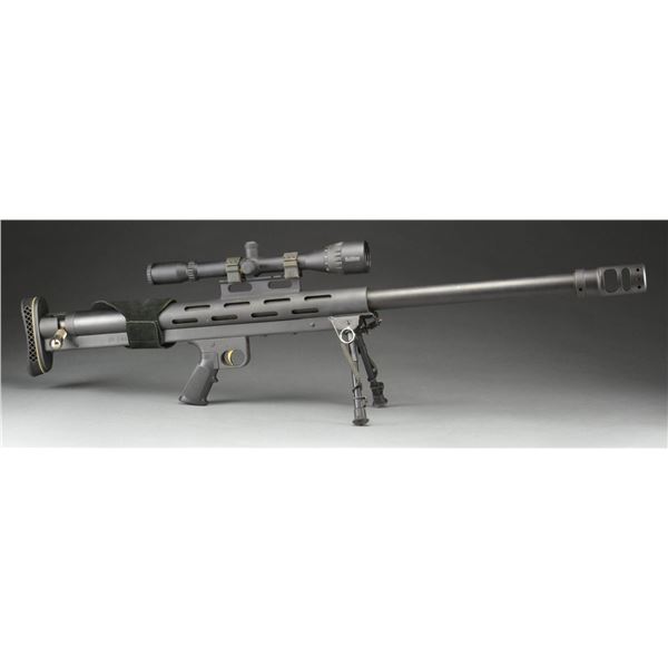 HEAVY DUTY SINGLE SHOT 50 BMG BOLT ACTION RIFLE.
