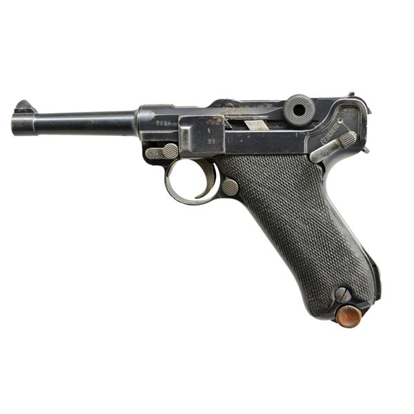 DWM 1914 MILITARY LUGER SEMI-AUTO PISTOL.