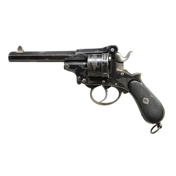 NJ DESSARD ENGRAVED BELGIAN OFFICERS DA REVOLVER.