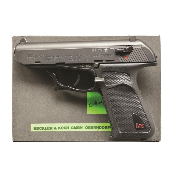 H&K P9S SEMIAUTOMATIC PISTOL WITH BOX & EXTRA MAG.