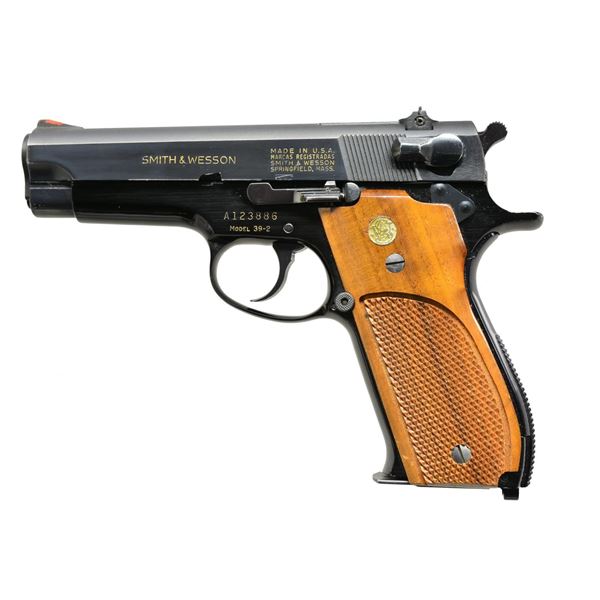 SMITH & WESSON 39-2 ALLOY FRAME 9MM DA PISTOL.
