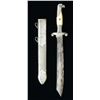 Image 4 : EICKHORN WWII RAD LEADERï¿½S DAGGER/HEWER.