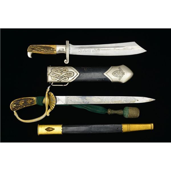 2 WWII GERMAN DAGGERS.