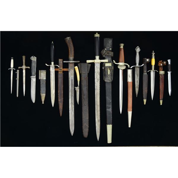 10 GERMAN EDGED WEAPONS.
