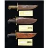 Image 2 : 3 FINE WW2 V-44 SURVIVAL KNIVES.