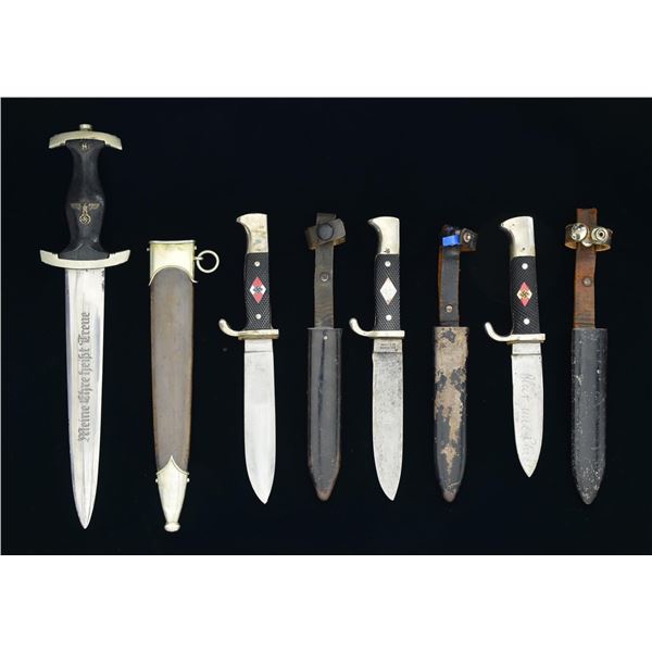 4 GERMAN EDGED WEAPONS.