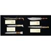 Image 3 : GROUP OF 5 FINE WW2 THEATER MADE FIGHTING KNIVES.