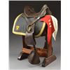 Image 1 : WWI ERA US MILITARY SADDLE, BLANKET & GUIDON FOR