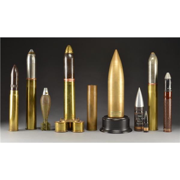 US INERT ARTILLERY AMMUNITION & PROJECTIBLES FROM