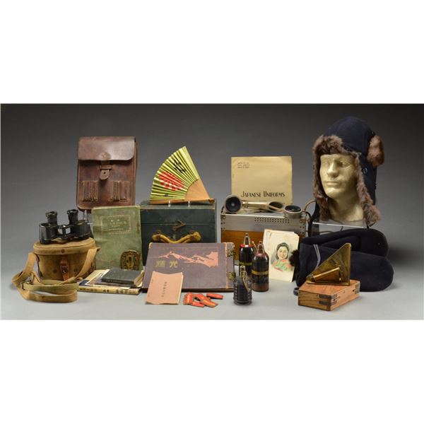 LARGE WWII JAPANESE MILITARIA & RELATED ITEM