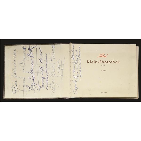 SPECTACULAR PHOTO ALBUM TAKEN FROM ADOLF