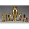 Image 1 : BRASS TRENCH ART, CHINESE VASE & SHELL CASES.