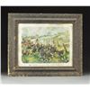 Image 1 : FRAMED PRINT TITLED ï¿½THE STORMING OF SAN JUAN