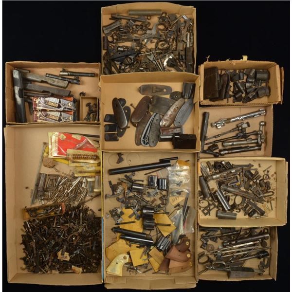 EXTENSIVE GROUPING OF GUN PARTS, MILITARY &