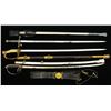 Image 1 : 3 20TH CENTURY US MILITARY SWORDS & A BELT.
