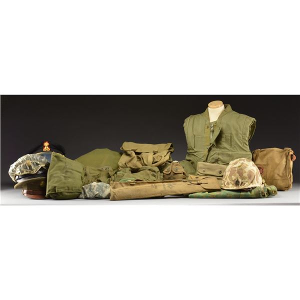 LARGE GROUP OF WWI THROUGH MODERN MILITARY