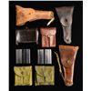 Image 1 : VARIOUS U.S. HOLSTERS, POUCHES & 4 CARBINE MAGS.