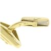 Image 5 : French 18k Yellow Gold Marina B 1.20 ctw FANCY Yellow Trillion Diamond Cuff Link