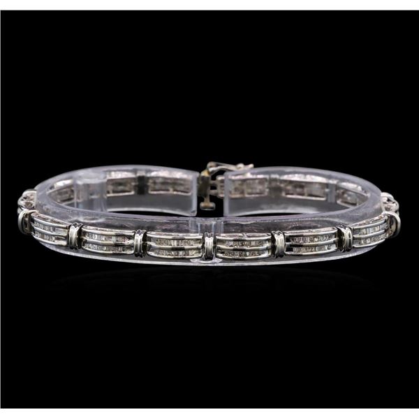 14KT White Gold 2.83 ctw Diamond Bracelet