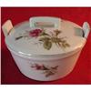 Image 1 : Moss Rose Powder Box Japan Porcelain #1851634