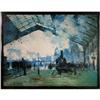 Image 1 : Saint Lazare Train Station Monet Print #1851743