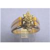Image 1 : 14K YG Diamond Cluster Ring TDW=.24 Carat #1851835