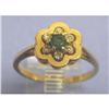 Image 1 : 14K YG  Quality Emerald and Diamond Ring Sz 6.5#1851836