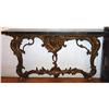 Image 1 : Gilt Metal and Marble Console #1851887