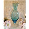 Image 1 : BLUE IRIDESCENT GLASS VASE #1851890
