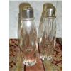 Image 1 : BACCARAT  SALT &PEPPER SHAKERS CRYSTAL PRISM #1851891