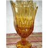 Image 1 : FENTON  VASE AMBER THUMBPRINT #1851913