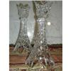 Image 1 : IRISH  LEADED CRYSTAL CANDLESTICKS PAIRS #1851917