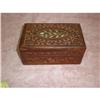 Image 1 : Inlaid Carved Wood Box #1851951